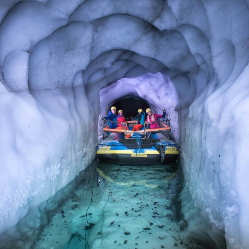 Natur Eispalast am hintertuxer gletscher