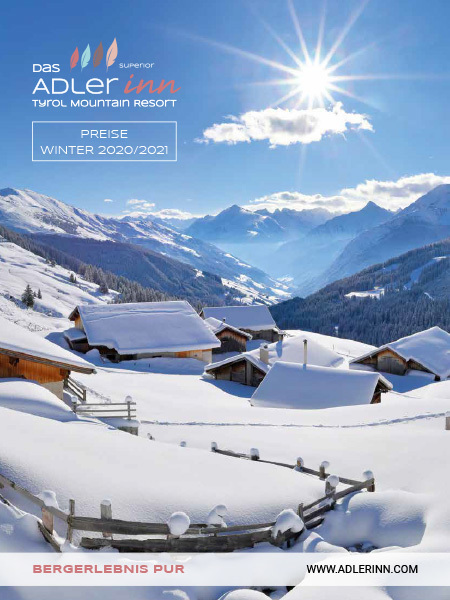 Adler Inn Winter Preisliste 2020/2021
